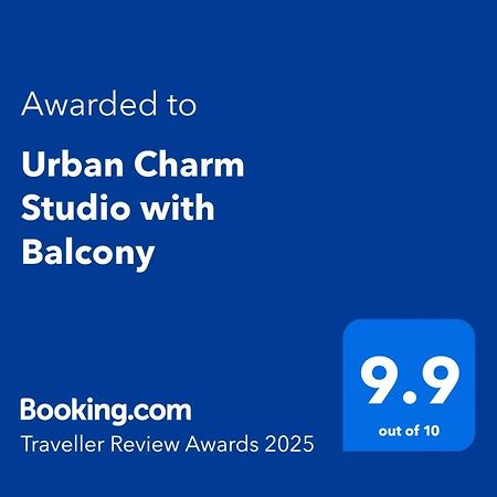 Urban Charm Studio With Balcony ติรานา ภายนอก รูปภาพ